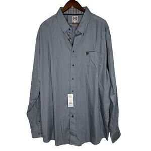 Cinch XXL Gray Western Shirt Long Sleeve Button Down Cowboy Ranch NEW